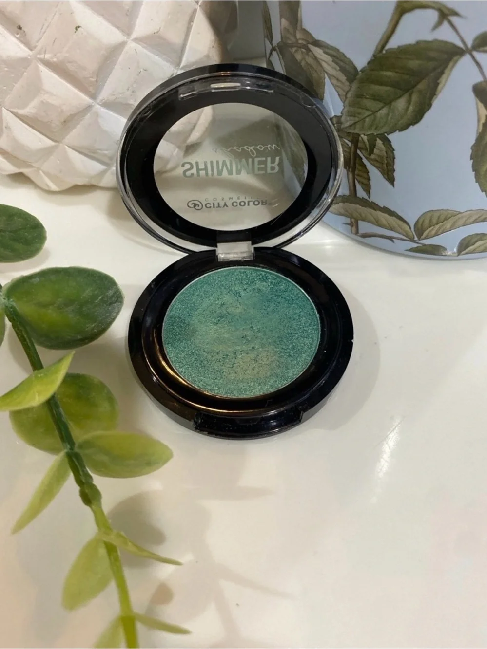 City Color Shimmer Shadow Eyeshadow — Teal/Green